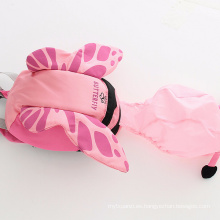 forma de mariposa de bebé mochilas bolsas de patrón de forma animal con sombreros para niños de jardín de infantes